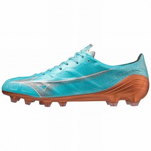 Mizuno Alpha Japan Férfi Focicipő Kék Arany | AMX-354861