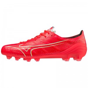 Mizuno Alpha Japan Férfi Focicipő Korall Fehér | DQY-142639