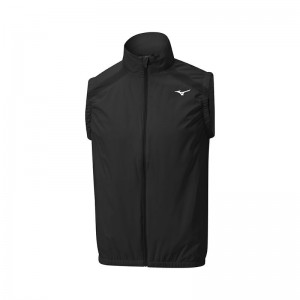 Mizuno Breath Thermo Move Tech Gilet Férfi Kabát Fekete | STB-687239