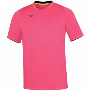 Mizuno Core SS Tee Férfi Póló Rózsaszín Sötétkék | LKX-354801