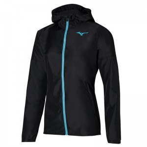 Mizuno Hoody Női Kabát Fekete | XAR-243059