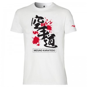 Mizuno Karate Tee Jr Férfi Póló Fehér | TWA-153846