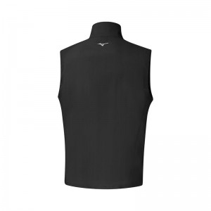 Mizuno MT Drizzle Vest Férfi Kabát Fekete | YHD-148592