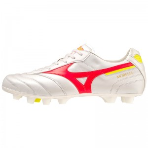 Mizuno Morelia II Elite Férfi Focicipő Fehér | QJA-086973