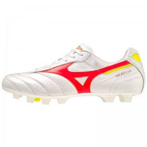 Mizuno Morelia II Japan Női Focicipő Fehér | XMI-607945