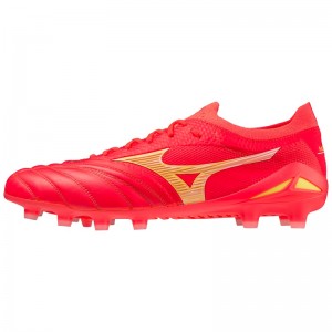 Mizuno Morelia Neo IV Beta Japan Férfi Focicipő Korall | MWJ-407698