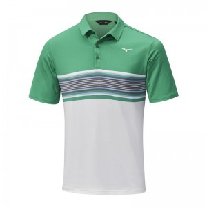 Mizuno Quick Dry Oceanic Férfi Póló Menta | JUG-601739