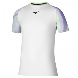 Mizuno Release Shadow Tee Férfi Póló Fehér | TSD-067539