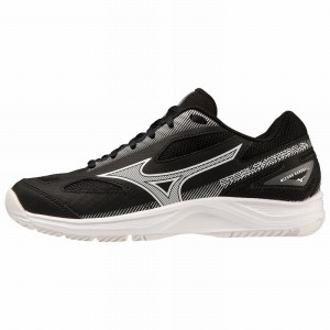 Mizuno Stealth Star 2 Jr Férfi Kézilabda Cipő Fekete Fehér | RZS-340295