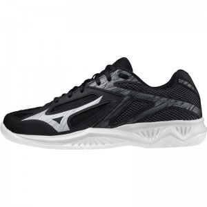 Mizuno Thunder Blade 3 Férfi Kézilabda Cipő Fekete Fehér | NYI-730986