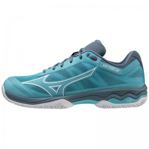 Mizuno Wave Exceed Light CC Férfi Teniszcipő Kék Fehér Kék | XSK-421385