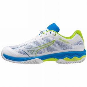 Mizuno Wave Exceed Light Férfi Padelcipő Fehér Kék Világos Zöld | WOA-523068