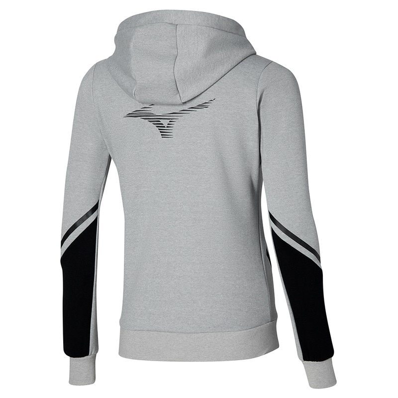 Mizuno Athletics Sweat Női Kabát Szürke | JXQ-819324