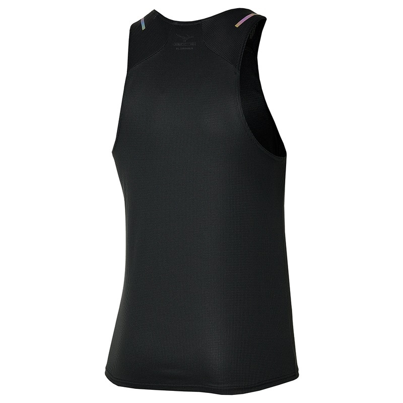 Mizuno Dryaeroflow Tank Férfi Ujjatlan Póló Fekete | PLG-873916