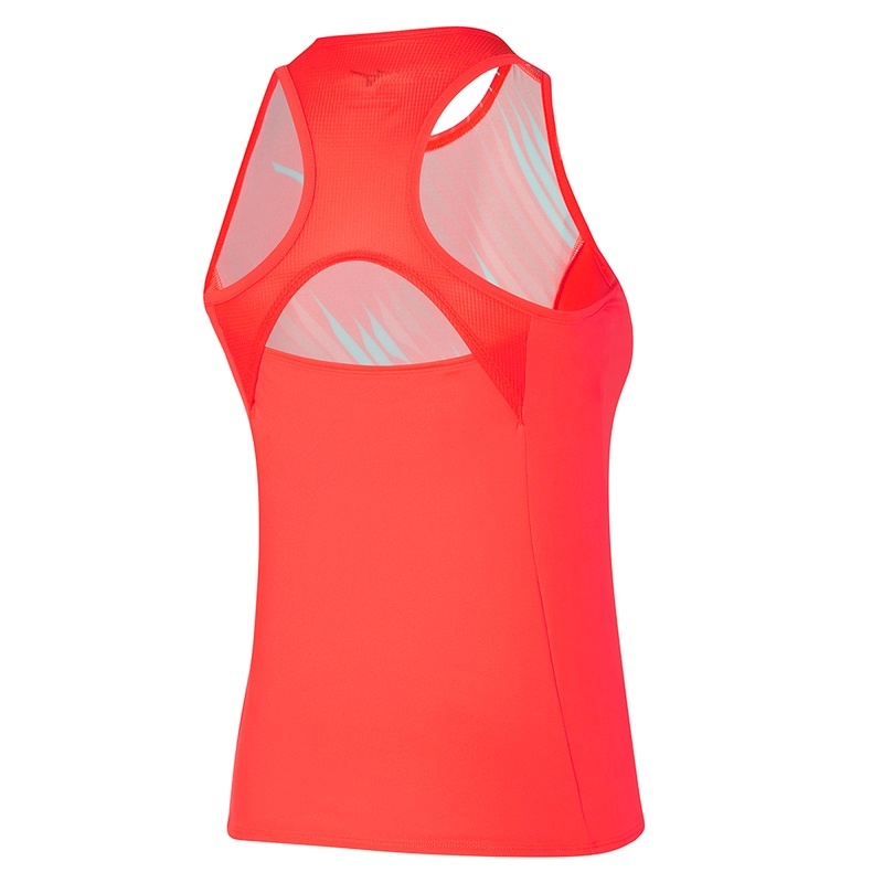 Mizuno Printed Tank Női Ujjatlan Póló Korall | DHB-678302