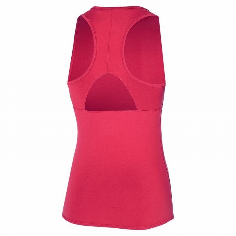 Mizuno Printed Tank Női Ujjatlan Póló Piros | SUT-035482