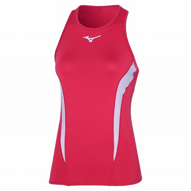 Mizuno Printed Tank Női Ujjatlan Póló Piros | SUT-035482