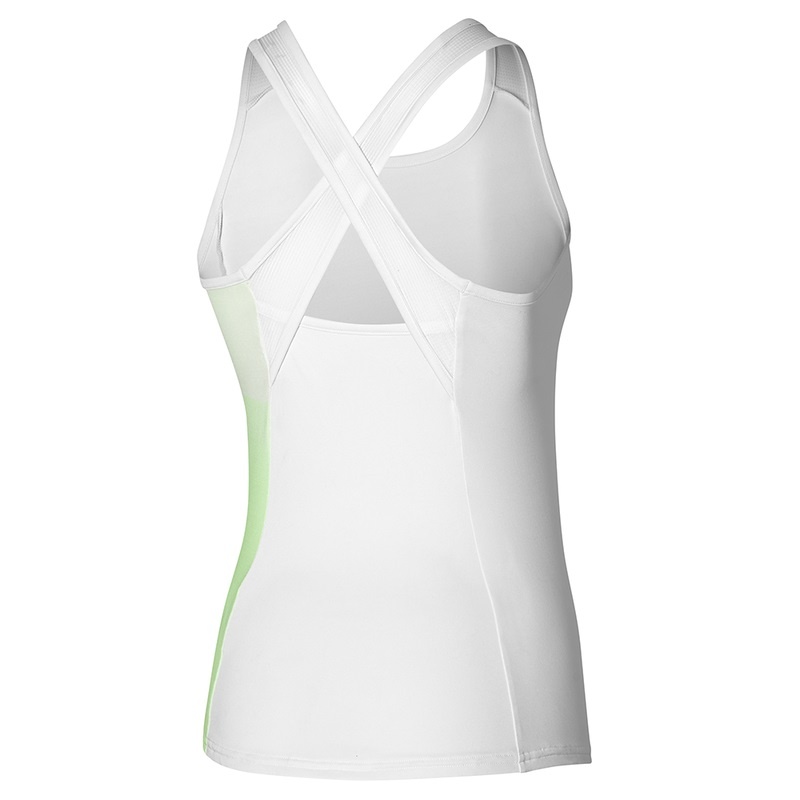 Mizuno Release Printed Tank Női Ujjatlan Póló Fehér | BVI-673210