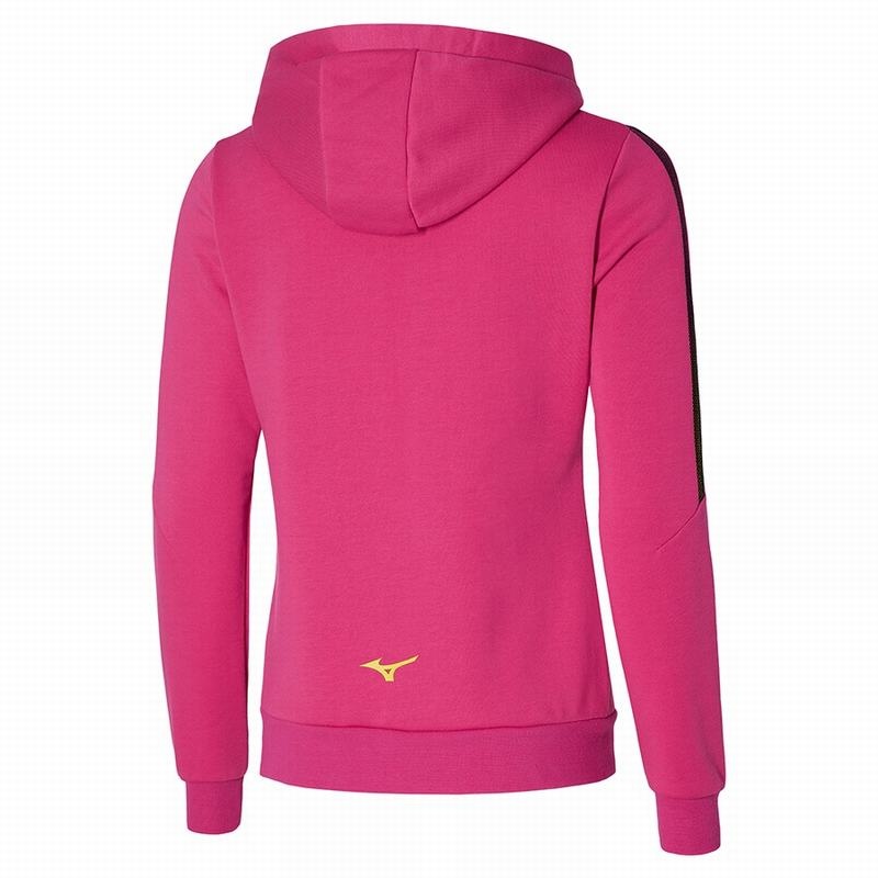 Mizuno Release Sweat Női Kabát Rózsaszín | FLU-615430