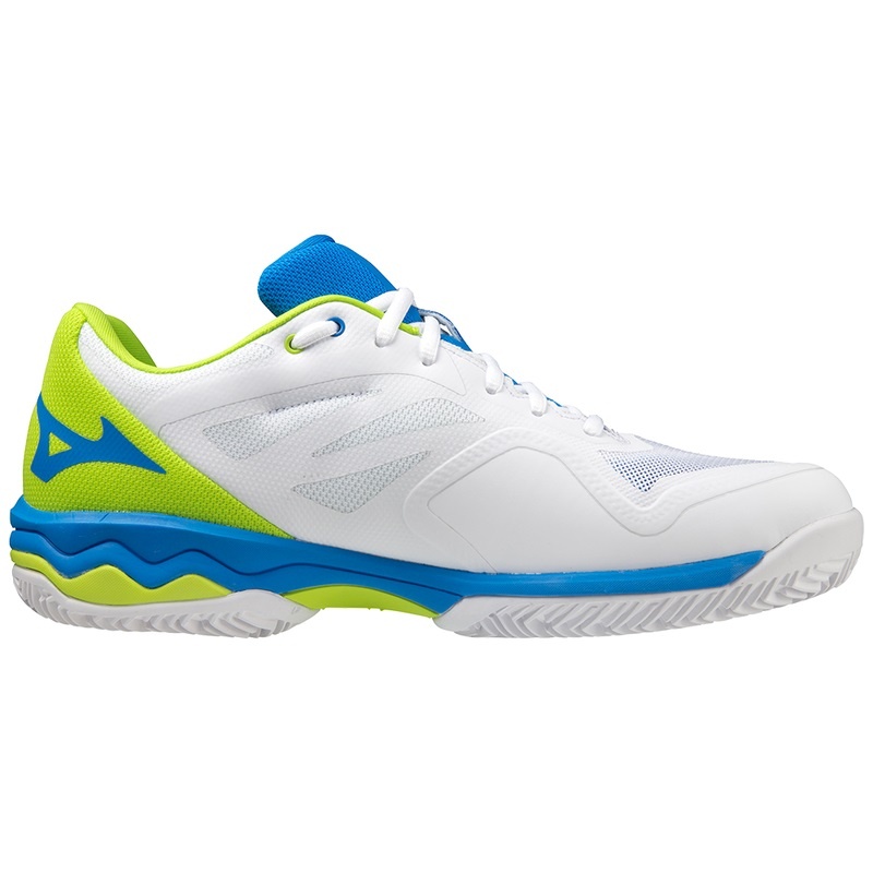 Mizuno Wave Exceed Light Férfi Padelcipő Fehér Kék Világos Zöld | WOA-523068