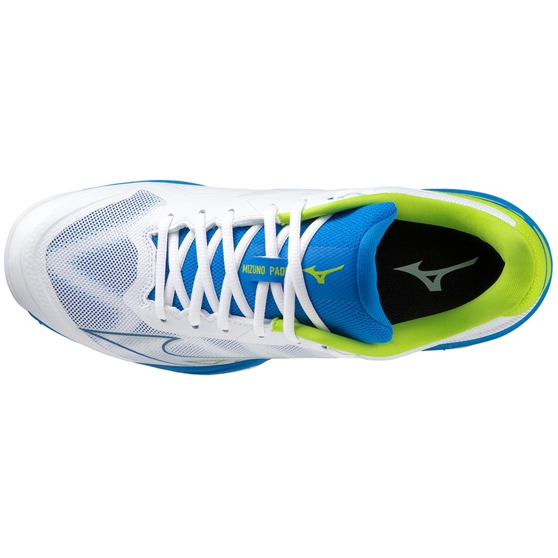 Mizuno Wave Exceed Light Férfi Padelcipő Fehér Kék Világos Zöld | WOA-523068